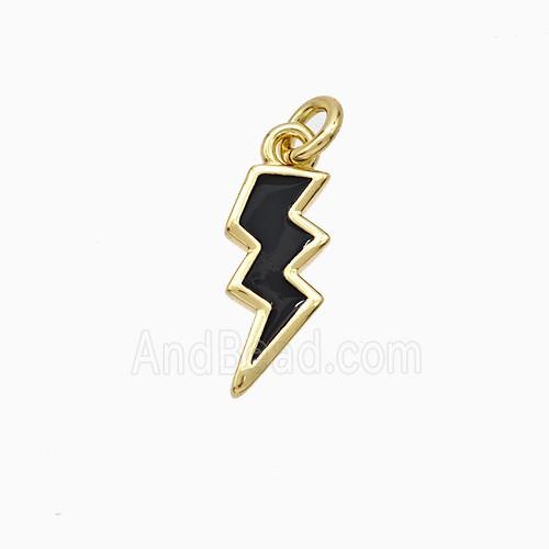 Copper Pendant pave zircon, Gold Plated
