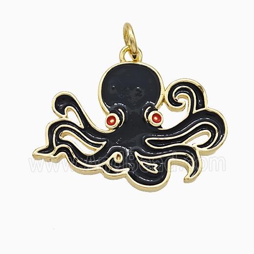 Copper Pendant pave zircon, Gold Plated