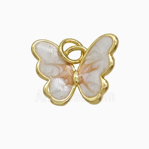 Copper Pendant Pave Zircon, Gold Plated