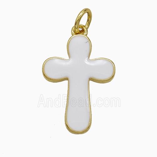 Copper Pendant Pave Zircon, Gold Plated