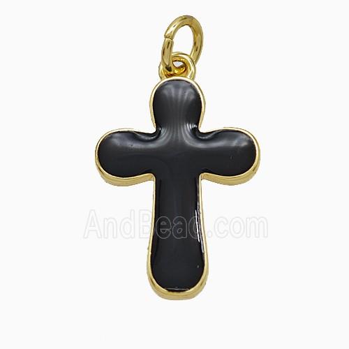 Copper Pendant Pave Zircon, Gold Plated