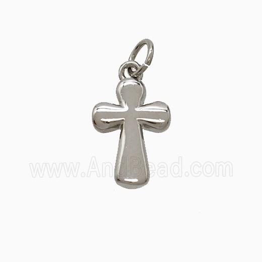 Copper Pendant Pave Zircon, Gold Plated
