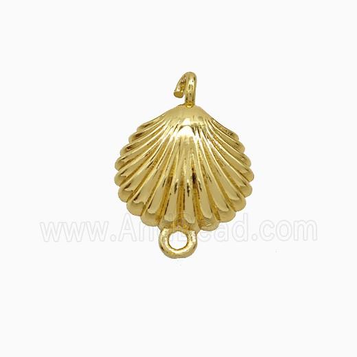 Copper Pendant, Gold Plated