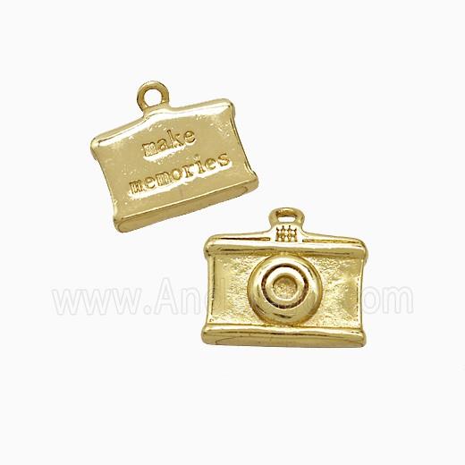 Copper Pendant, Gold Plated