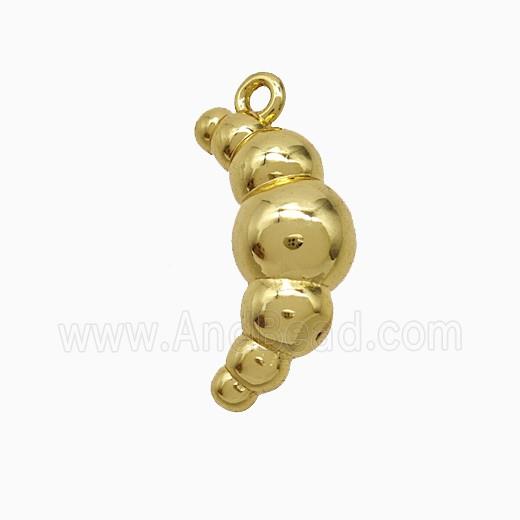 Copper Pendant, Gold Plated