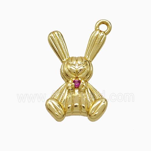 Copper Pendant, Gold Plated