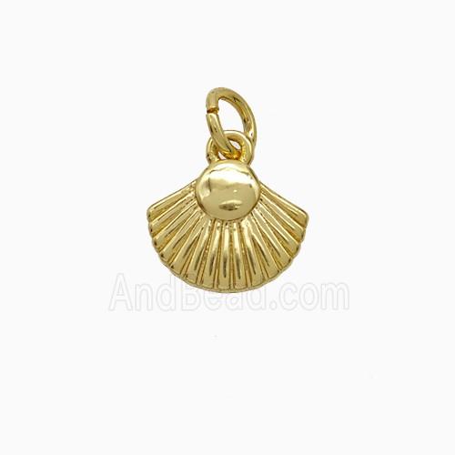 Copper Pendant, Gold Plated