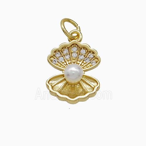 Copper Pendant, Gold Plated