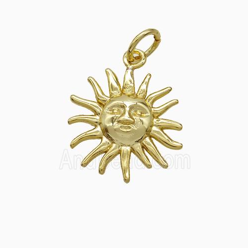 Copper Pendant, Gold Plated