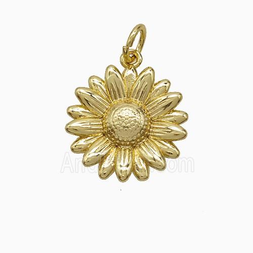 Copper Pendant, Gold Plated