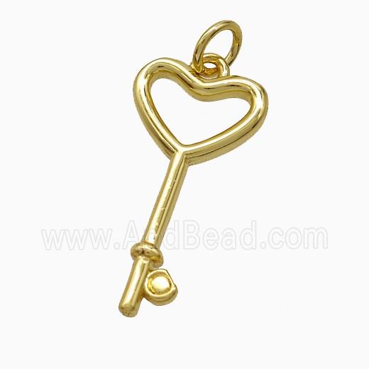 Copper Pendant, Gold Plated