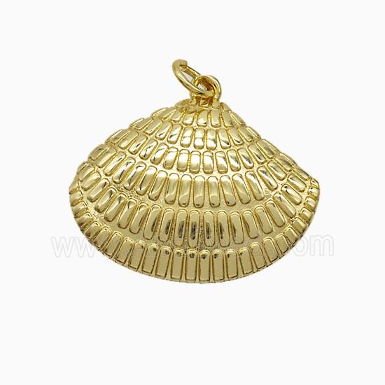 Copper Pendant, Gold Plated