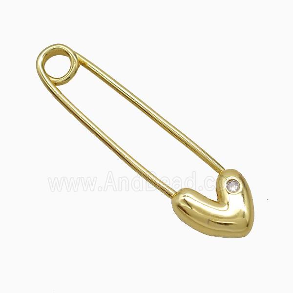 Copper Pendant, Gold Plated