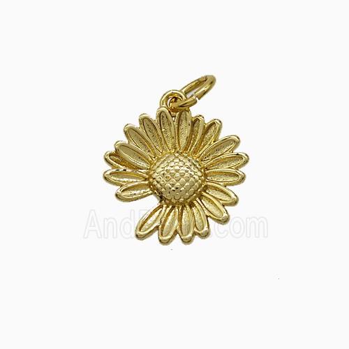 Copper Pendant, Gold Plated