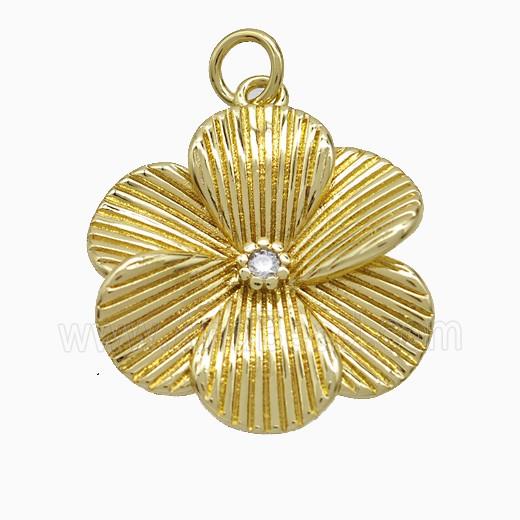 Copper Pendant, Gold Plated