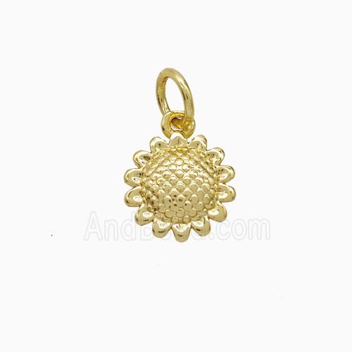Copper Pendant, Gold Plated