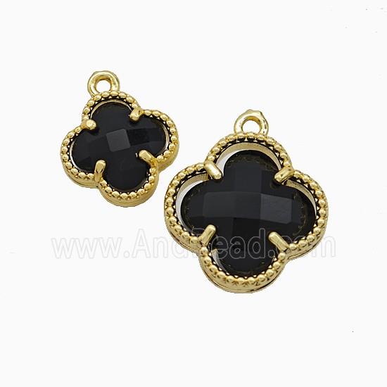 Copper Pendant Pave Zircon, Gold Plated