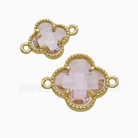 Copper Pendant Pave Zircon, Gold Plated
