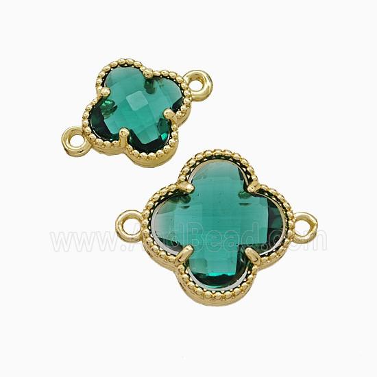 Copper Pendant Pave Zircon, Gold Plated