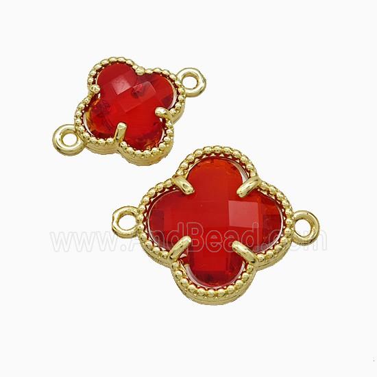 Copper Pendant Pave Zircon, Gold Plated
