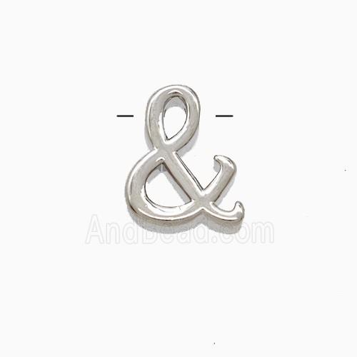 Copper And Signs Pendant Platinum Plated