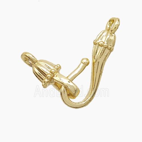 Copper Clasp Gold Plated