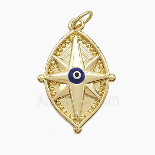 Copper Pendant, Gold Plated