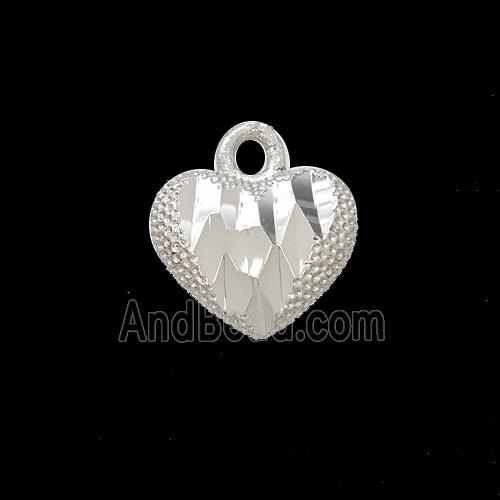 Copper Pendant, silver Plated