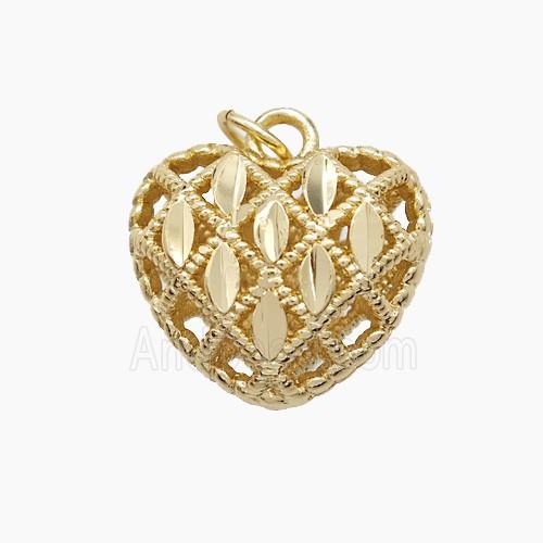 Copper Pendant, Gold Plated