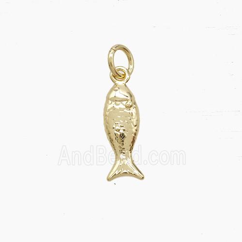 Copper Pendant, Gold Plated