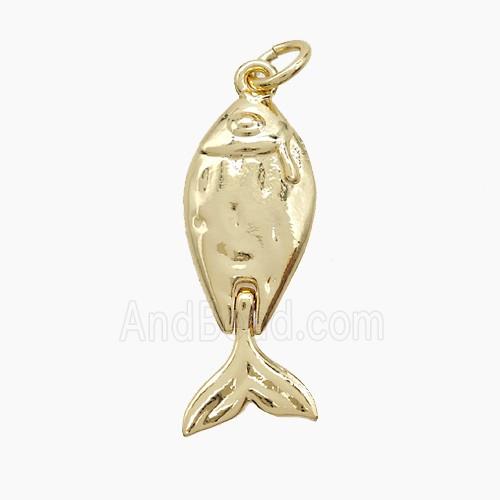 Copper Pendant, Gold Plated