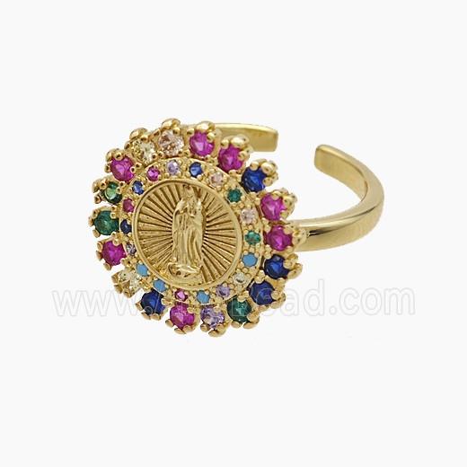 Copper Ring, Gold Plated