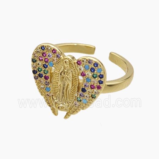 Copper Ring, Gold Plated