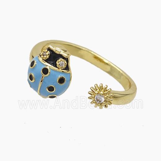 Copper Pendant Pave Zircon, Gold Plated