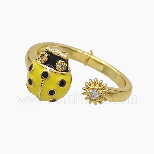 Copper Pendant Pave Zircon, Gold Plated