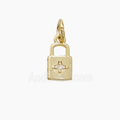 Copper Pendant, Gold Plated