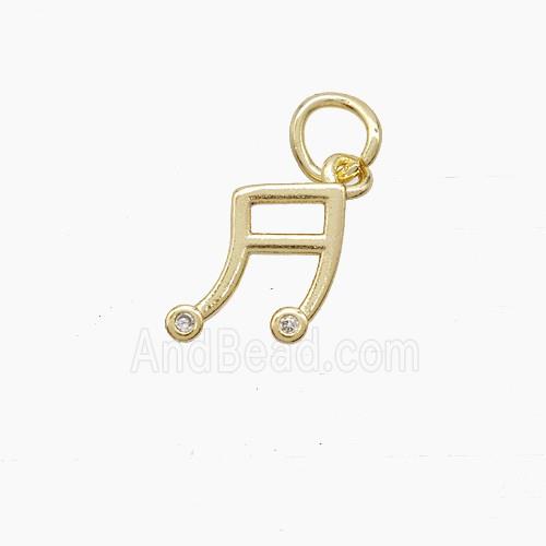 Copper Pendant, Gold Plated