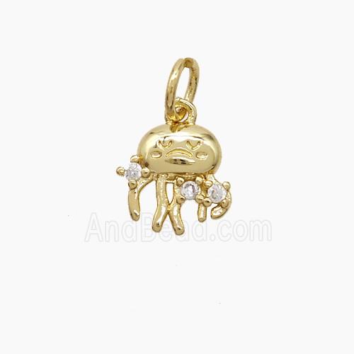 Copper Pendant, Gold Plated