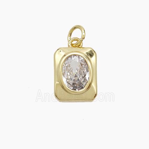 Copper Pendant, Gold Plated