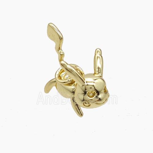 Copper Pendant, Gold Plated