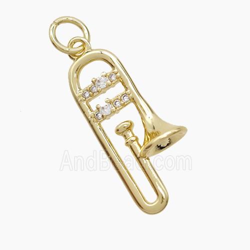 Copper Pendant, Gold Plated