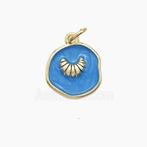 Copper Pendant, Gold Plated