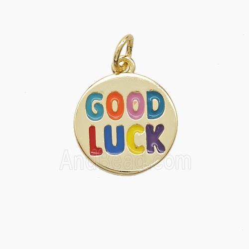 Copper Pendant, Gold Plated