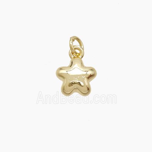 Copper Pendant, Gold Plated