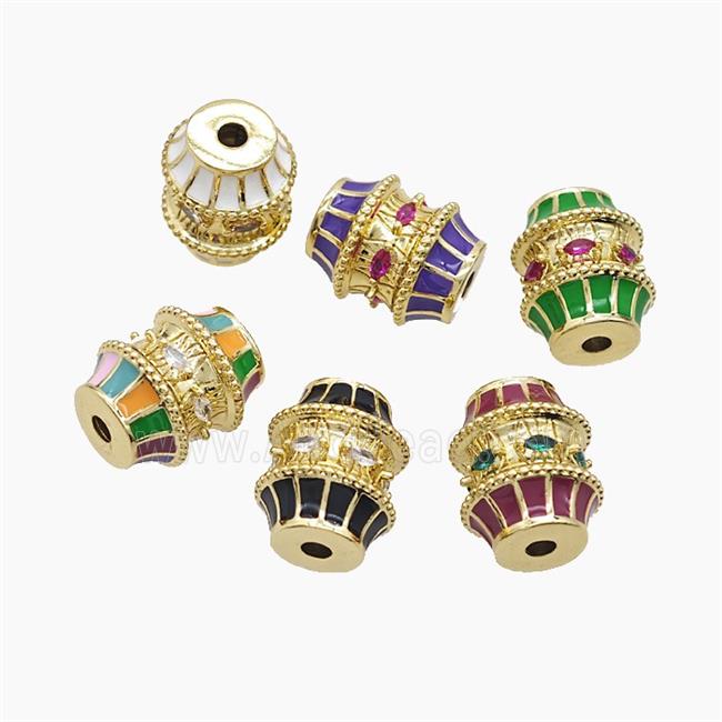 Enamel Copper Connector, Gold Plated