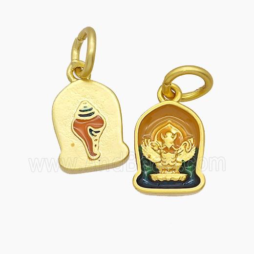 Copper Pendant, Gold Plated