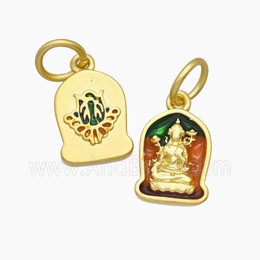 Copper Pendant, Gold Plated