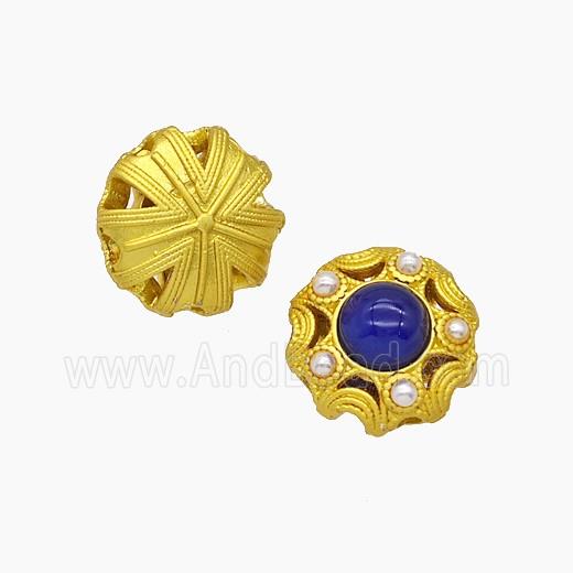 Copper Bead, Gold Plated