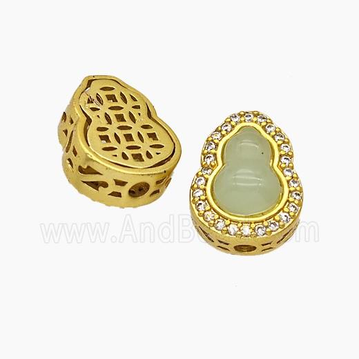 Copper Bead, Gold Plated