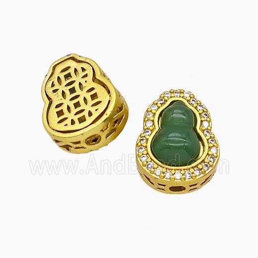 Copper Bead, Gold Plated